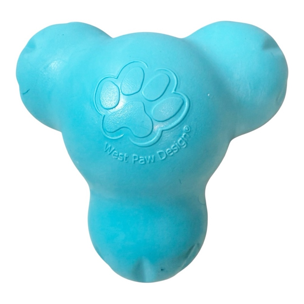 West Paw Tux Puzzle Enrichment Toy Aqua Blue Size Large
